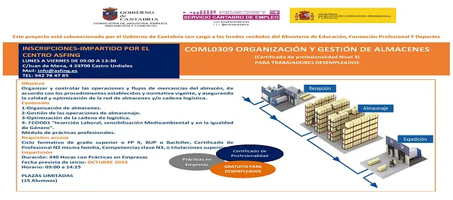 Convocatorias año 2025 de Asfing Soluciones Empresariales
